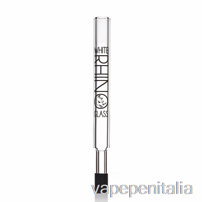 Vape Italia White Rinoceronte Pyrex Dab Paglia V2